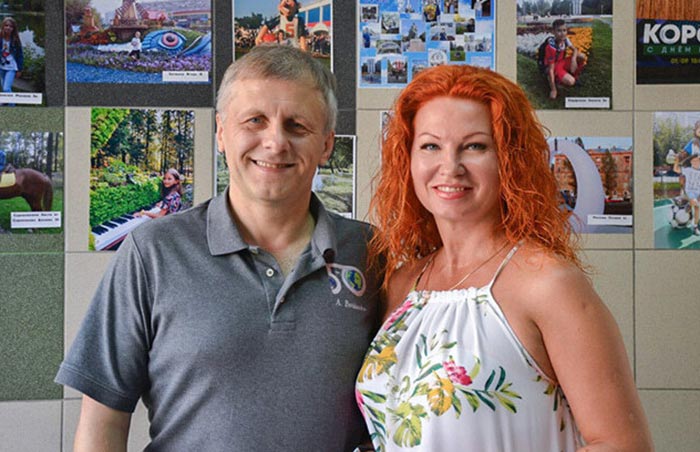 Андрей Борисенко и жена Наталья