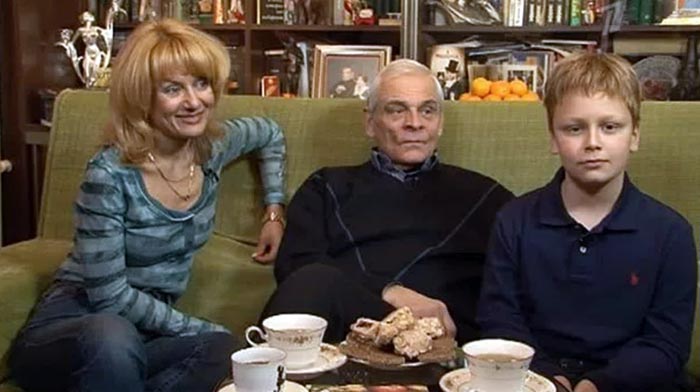 Герард Васильев и Жанна Жердер с сыном Сергеем